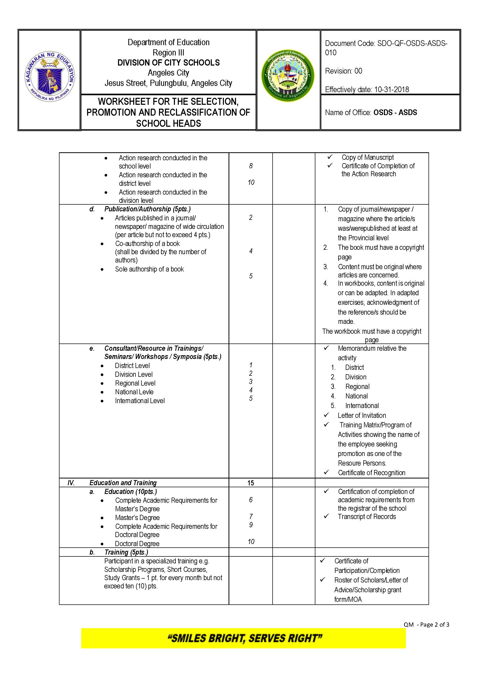 RECLASS FOR PRINCIPAL Page 2