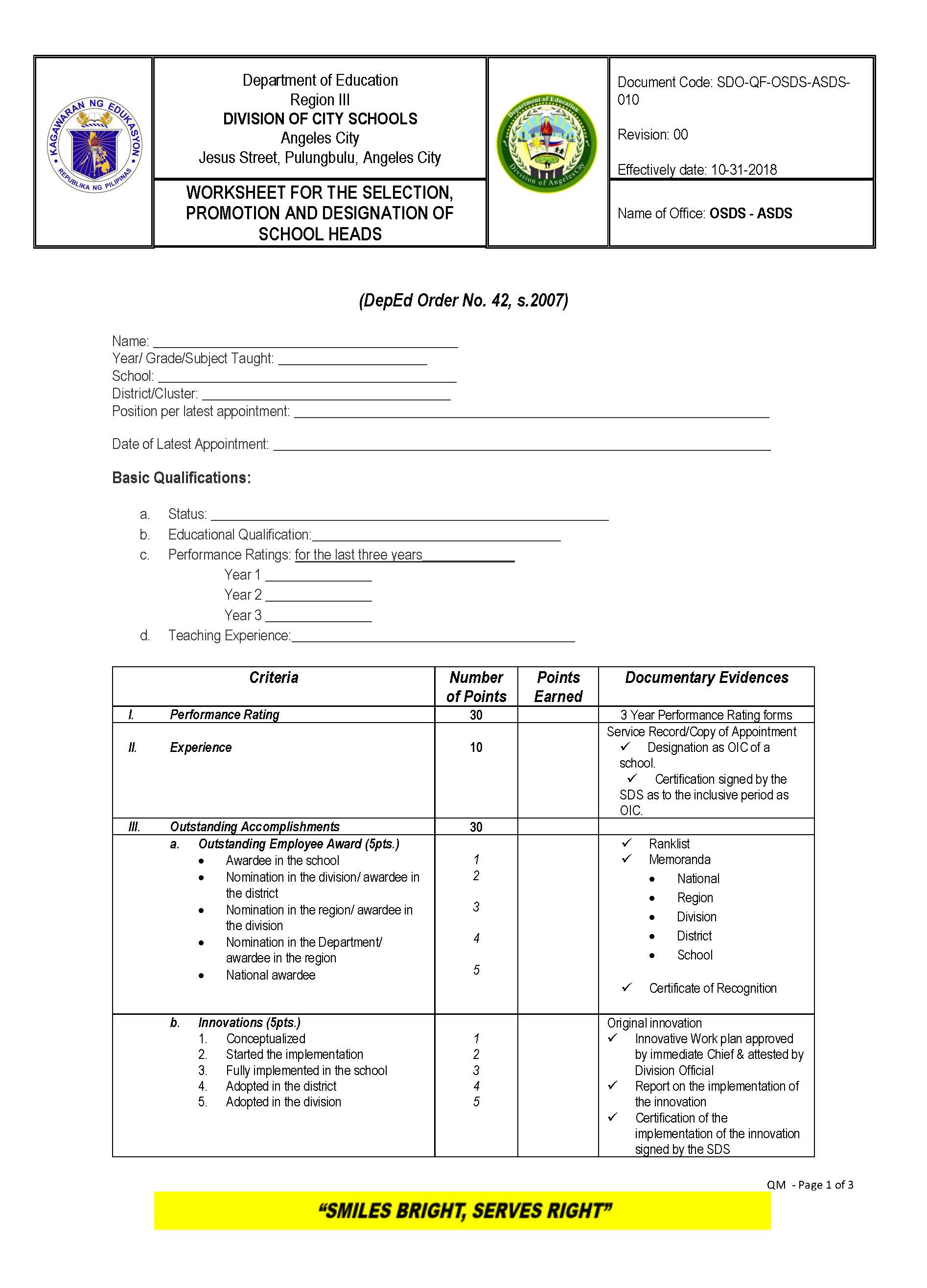 SCHOOL HEADS Page 1