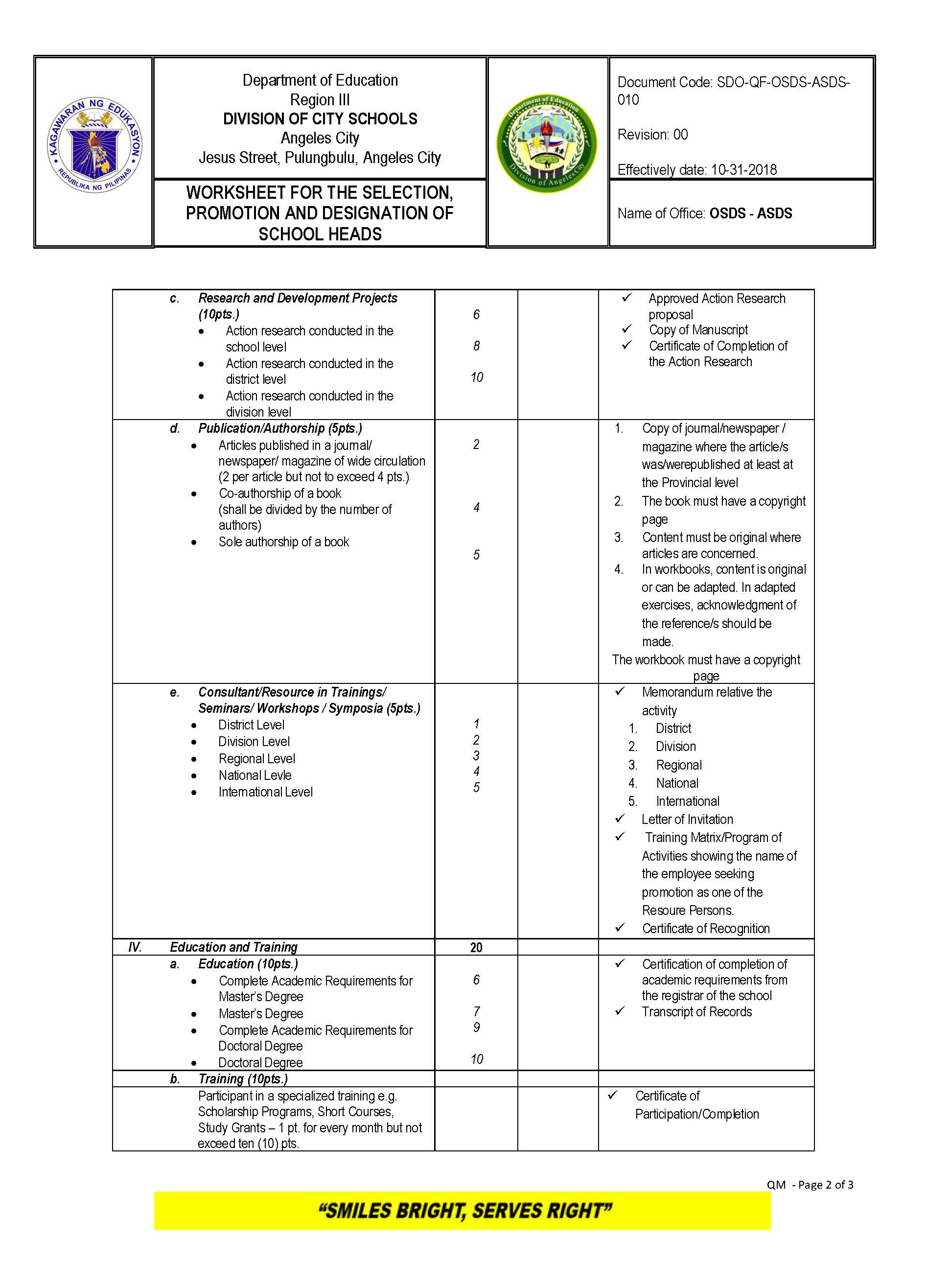 SCHOOL HEADS Page 2