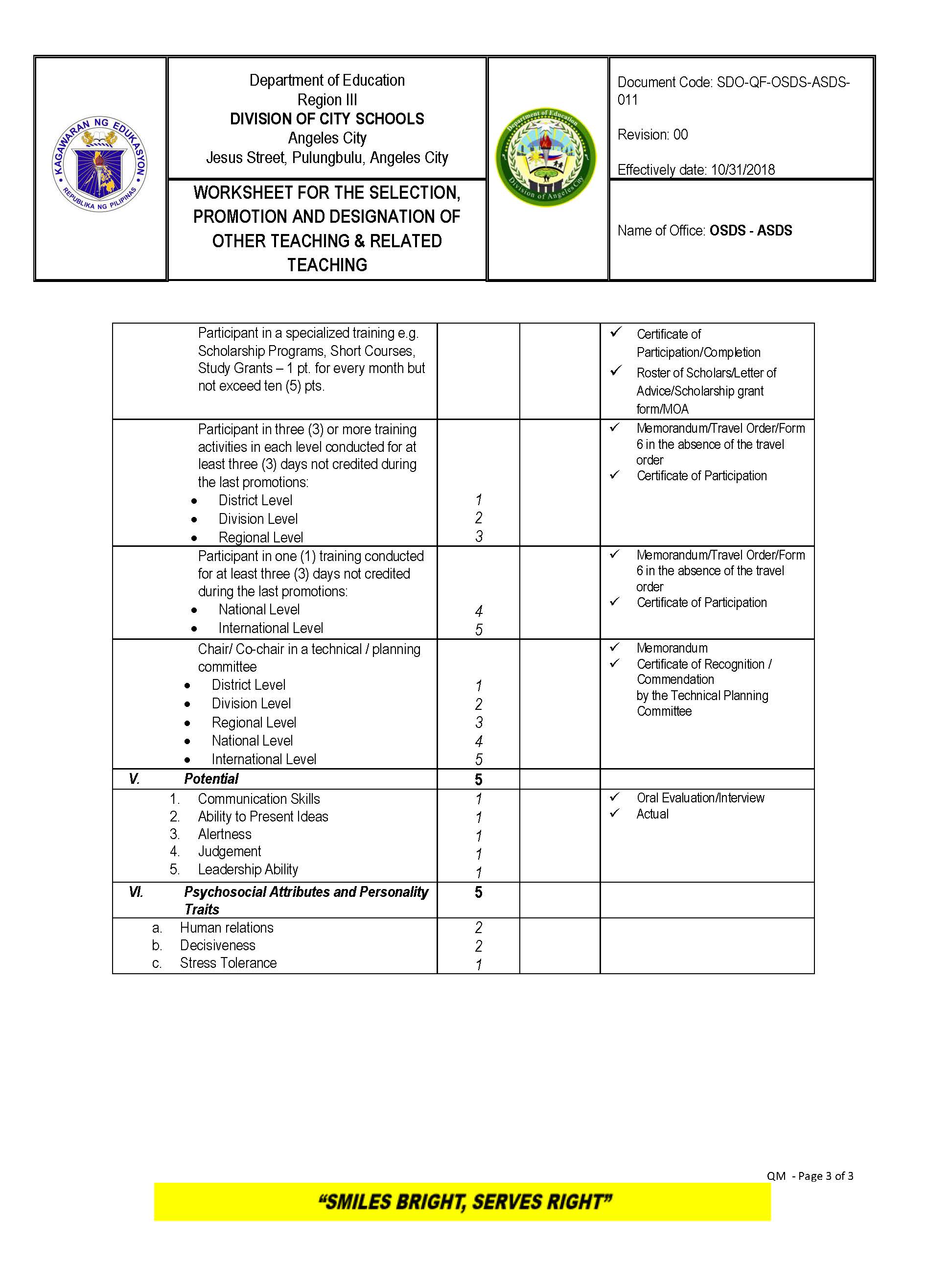TEACHING RELATED TEACHING Page 3